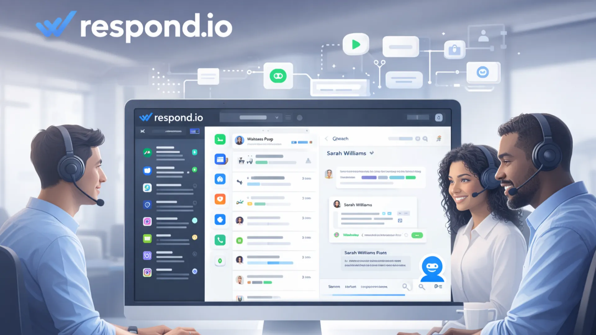 إدارة قنوات التواصل مع العملاء respondio